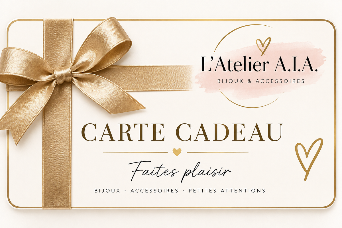 Carte cadeau L'atelier A.I.A