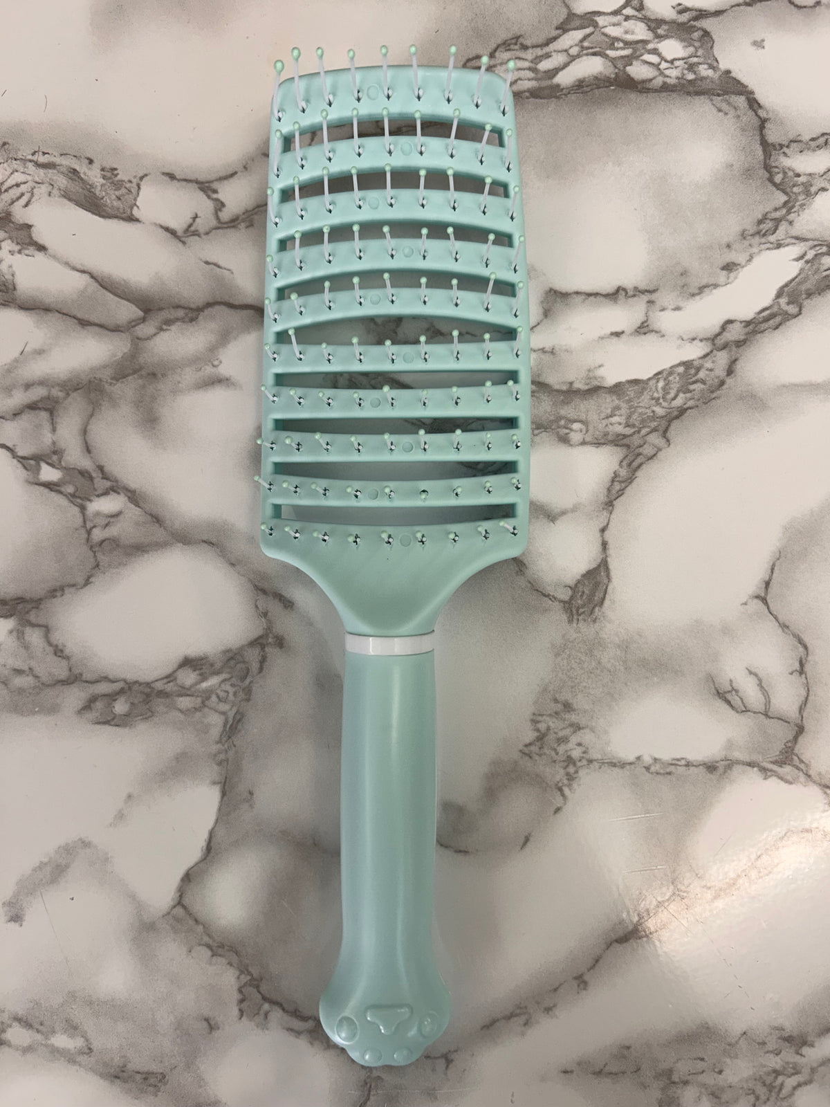 Brosse démêlante vert tendre