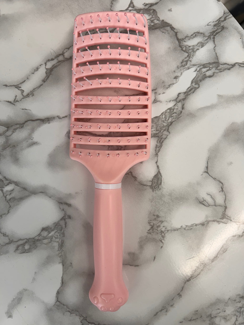 Brosse démêlante rose tendre