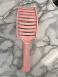 Brosse démêlante rose tendre