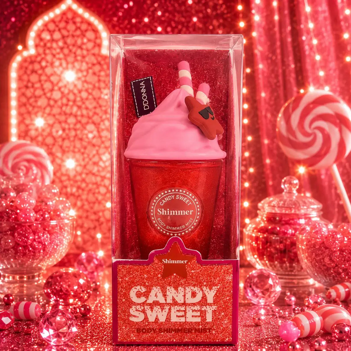 Brume Parfumée Pailletée Candy Sweet Yummy D’Donna 250 ml –